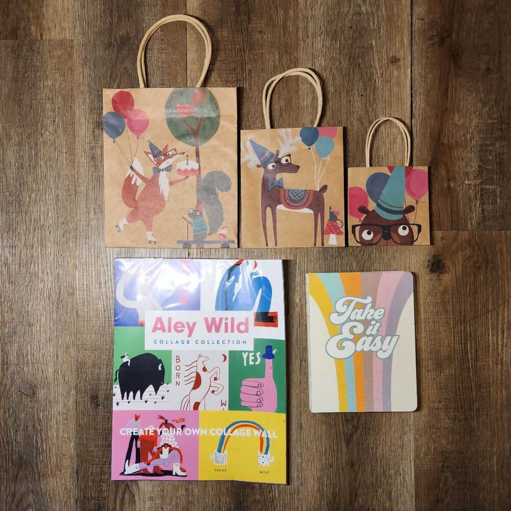 ✨ARTIST BUNDLE! ✨World Market Aley Wild Hippie Boho Indie Collage Notebook Gifts
